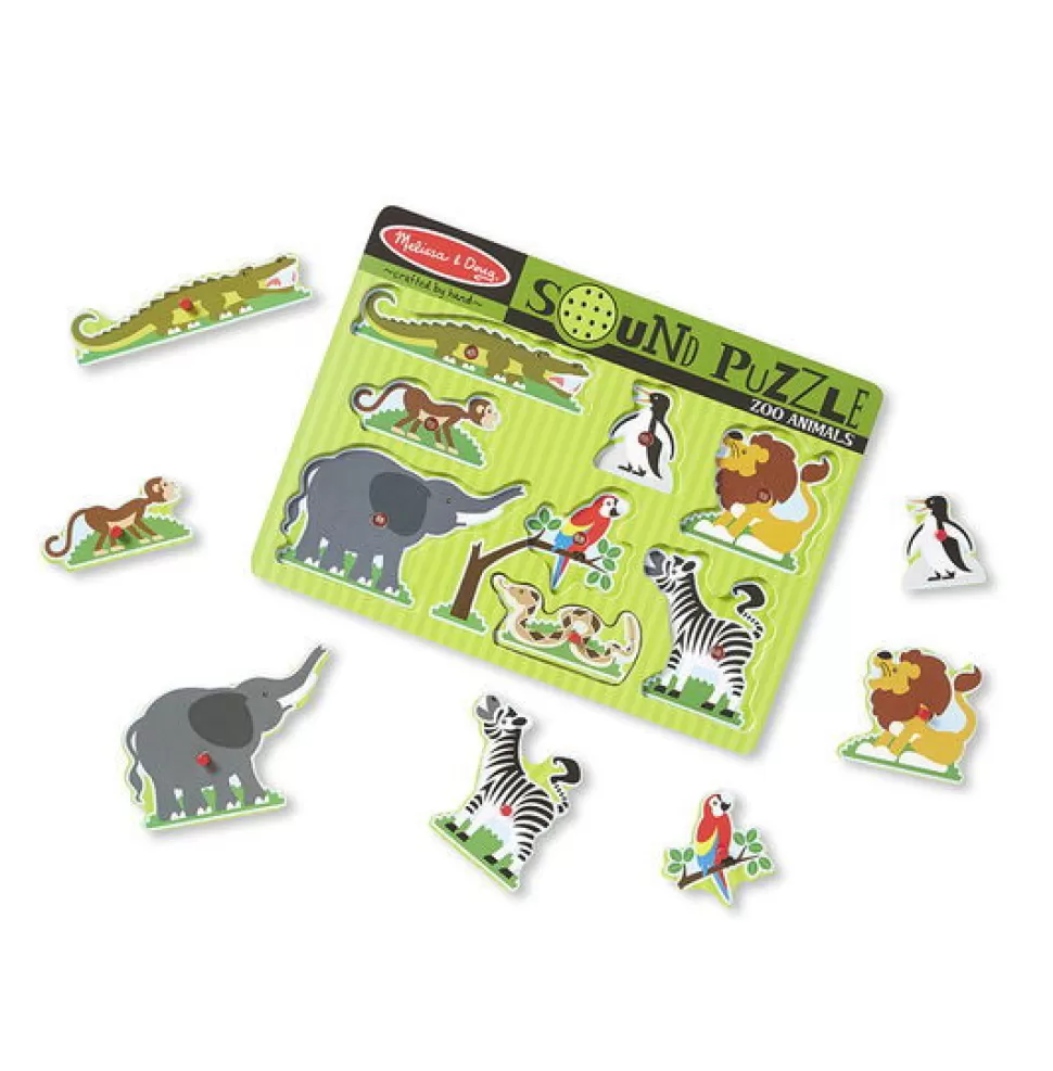 Melissa and Doug Puzzel Met Geluid - Dierentuin