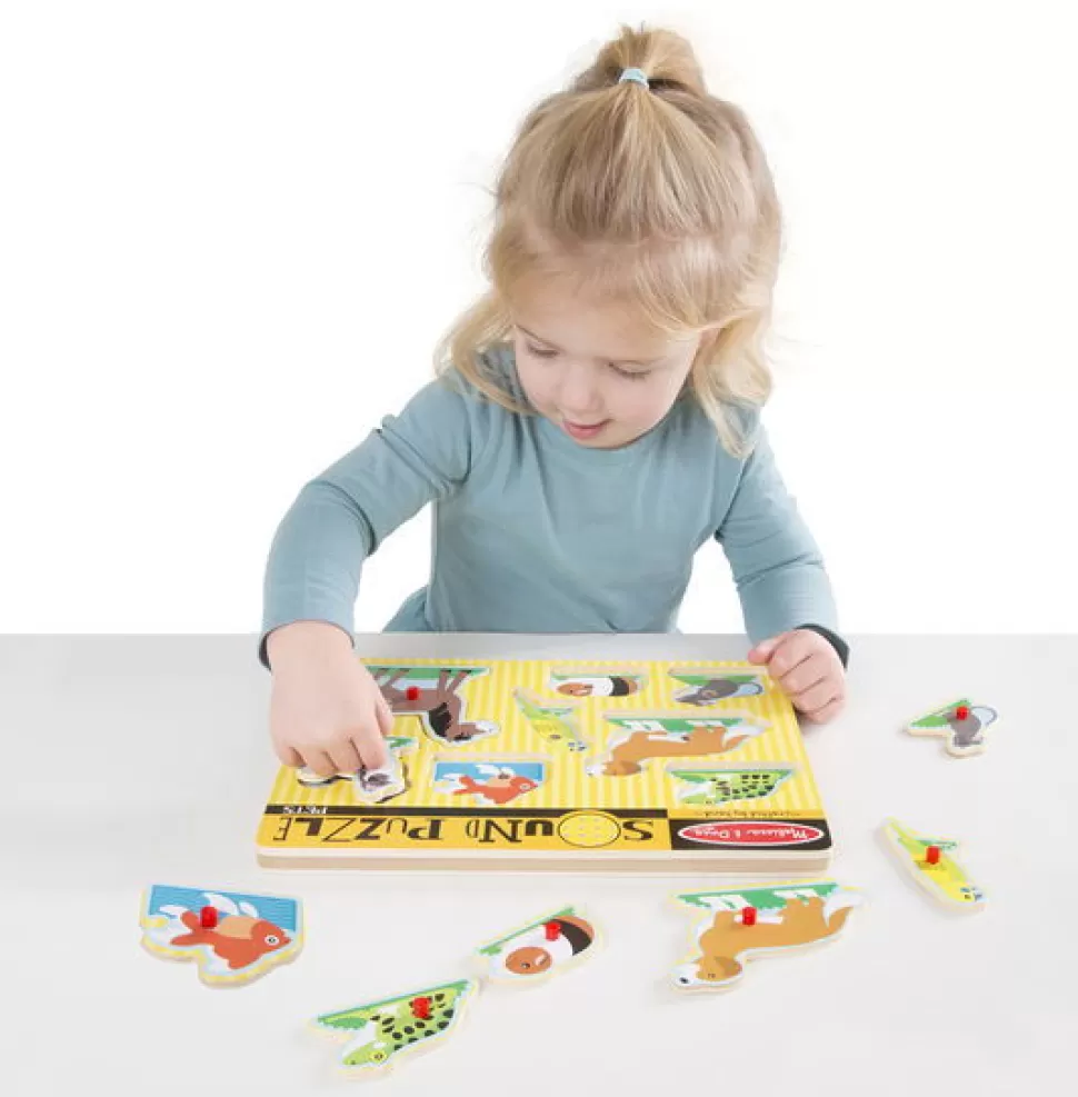 Melissa and Doug Puzzel^Puzzel Met Geluid - Huisdieren