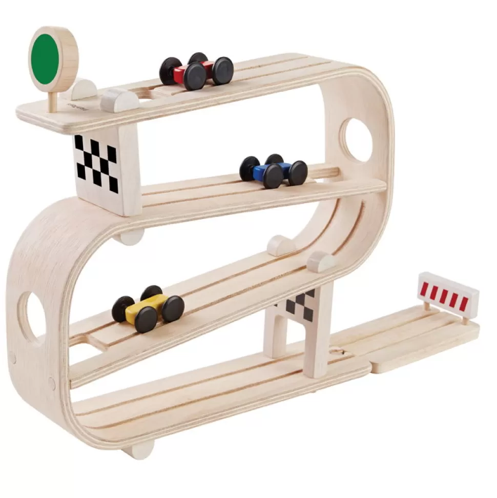 PlanToys Speelauto's^Racebaan Van Hout