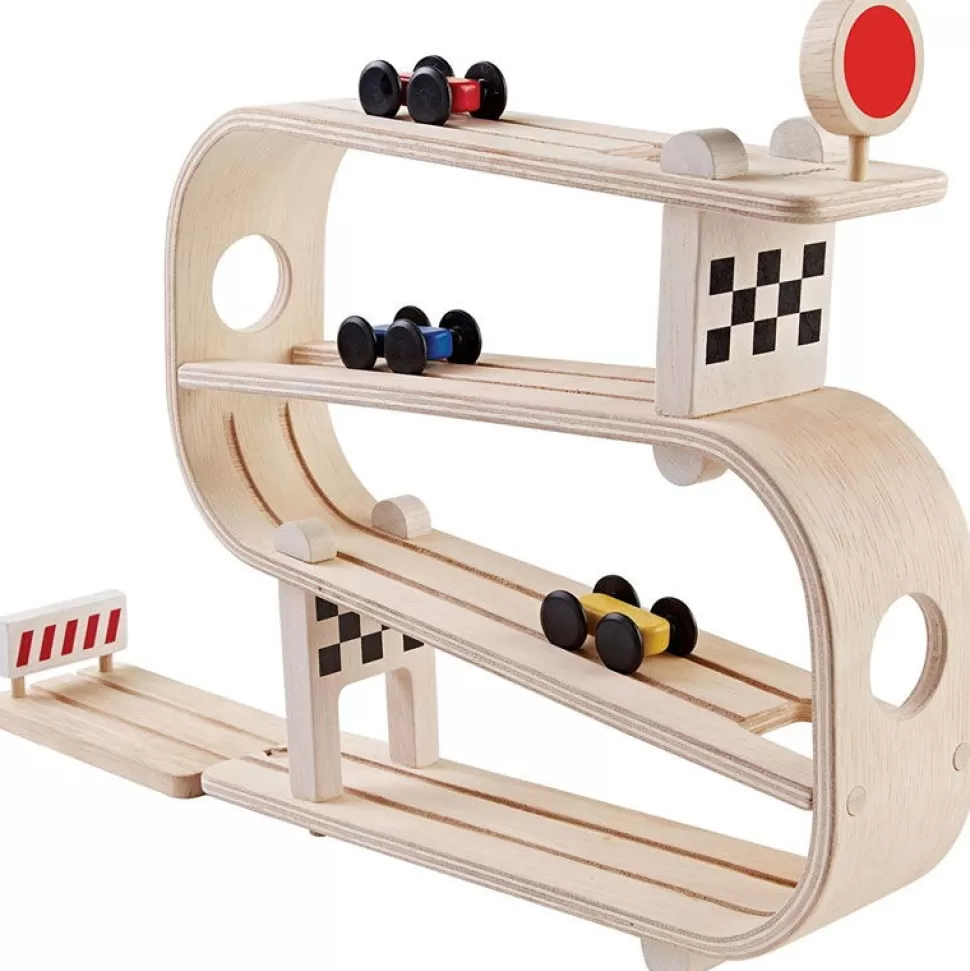 PlanToys Speelauto's^Racebaan Van Hout