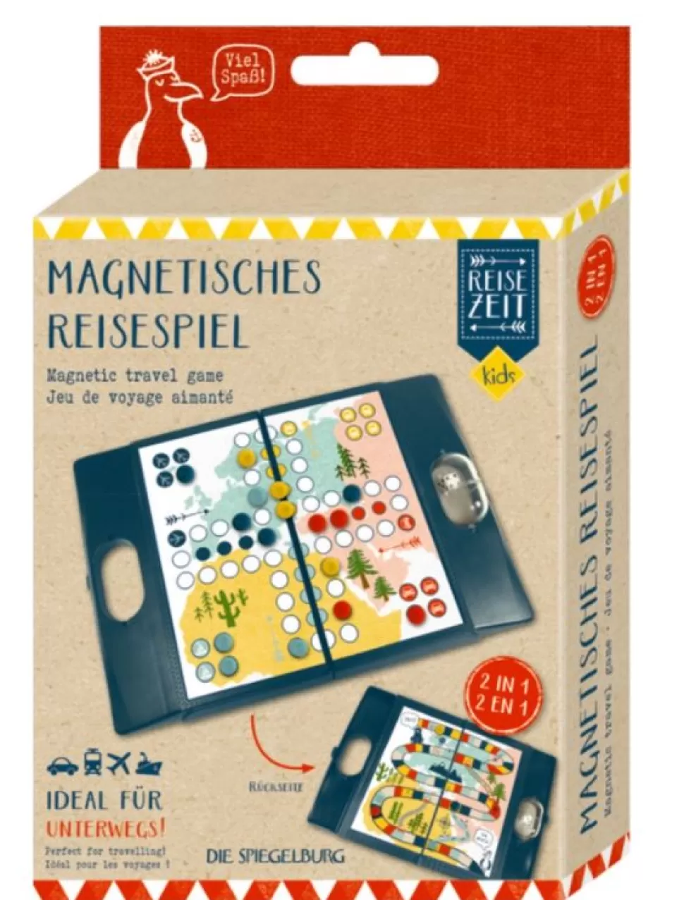 Spiegelburg Reisspel - Magnetisch -Mensergerjeniet + Slangen&L