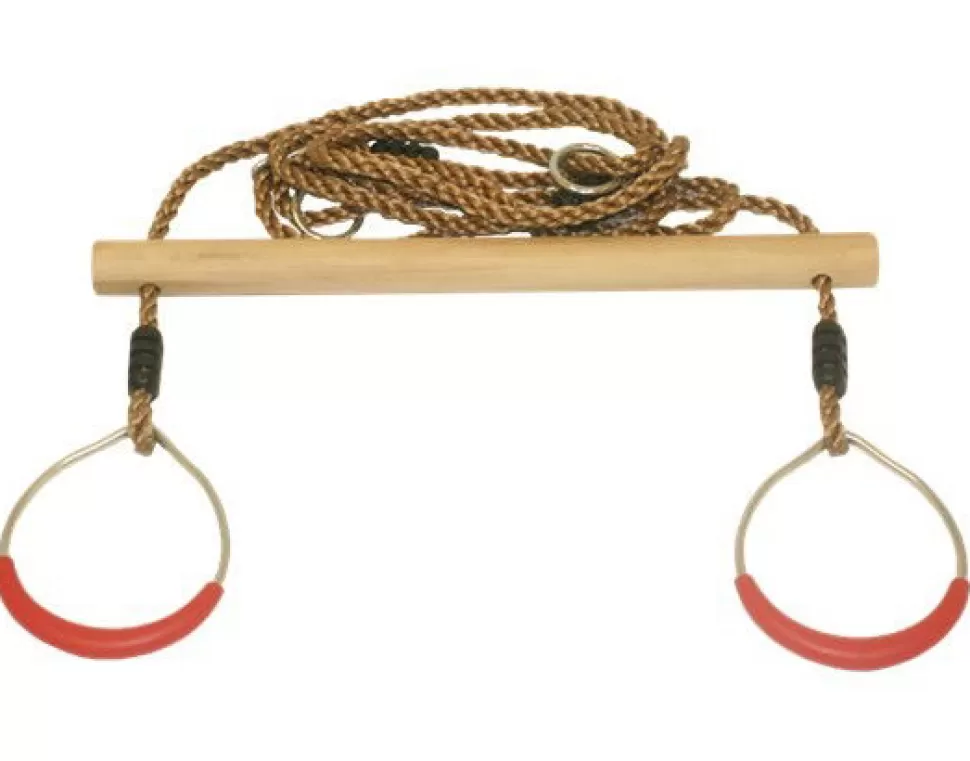 Nordic Play Schommel - Trapeze Van Hout Met Ringen