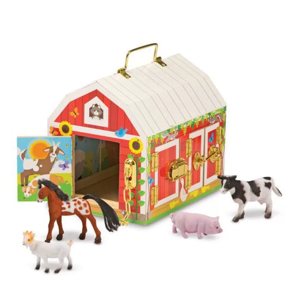 Melissa and Doug Speelgoed Dieren^Schuur Met Slotjes - Boerderij