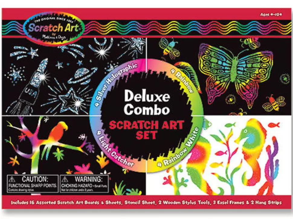 Melissa and Doug Tekenen & Verven^Scratch Art - Deluxe Set