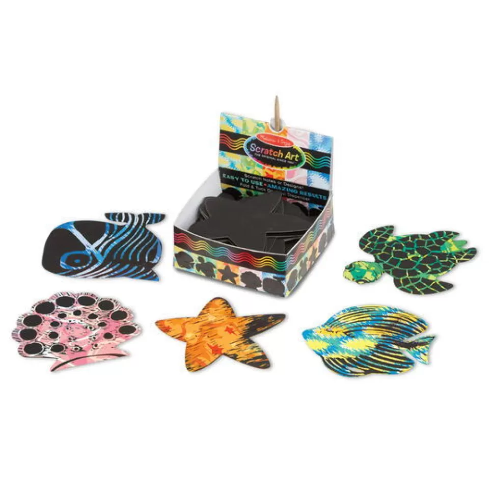 Melissa and Doug Tekenen & Verven^Scratch Art - Onder Water