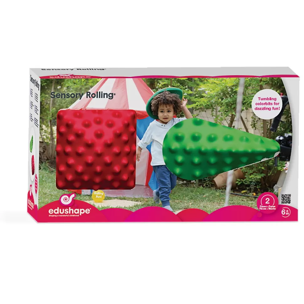 Edushape Sensory Rollers - Rood & Groen - 2 St.