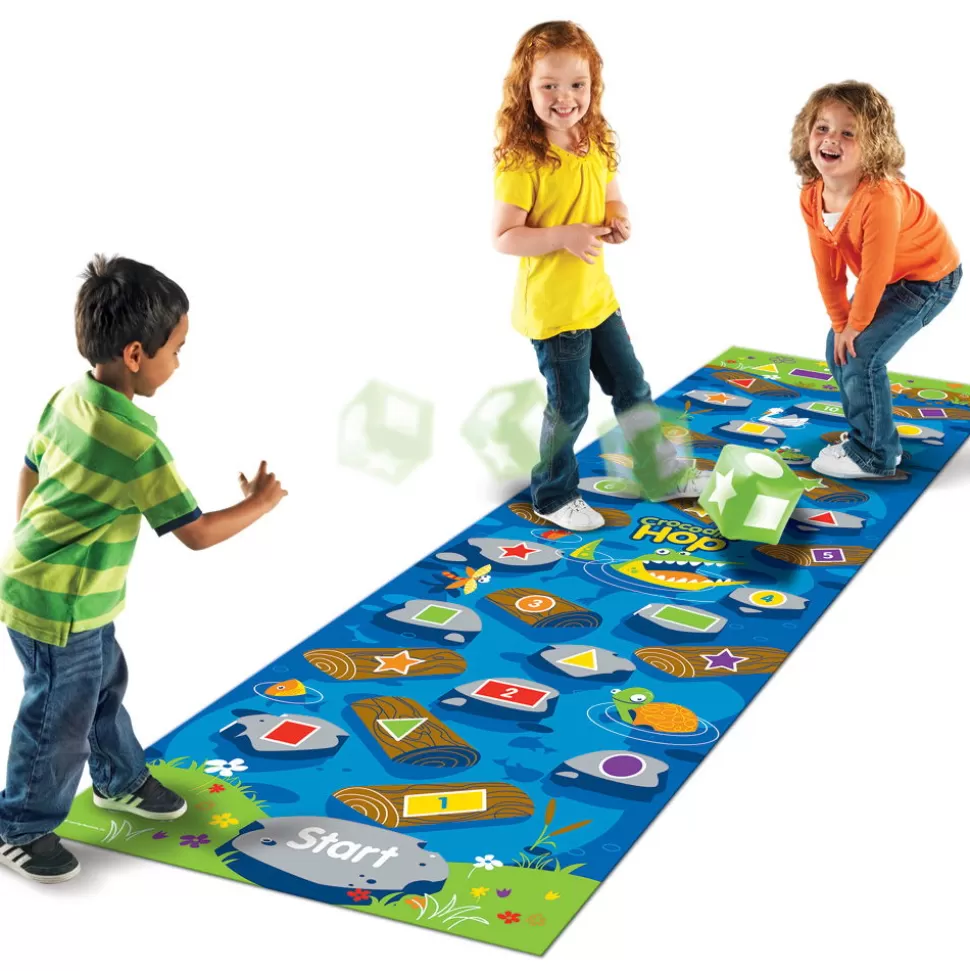 Learning Resources Spelletjes^Speeldeken Krokodillen Hop - 250 X 75 Cm