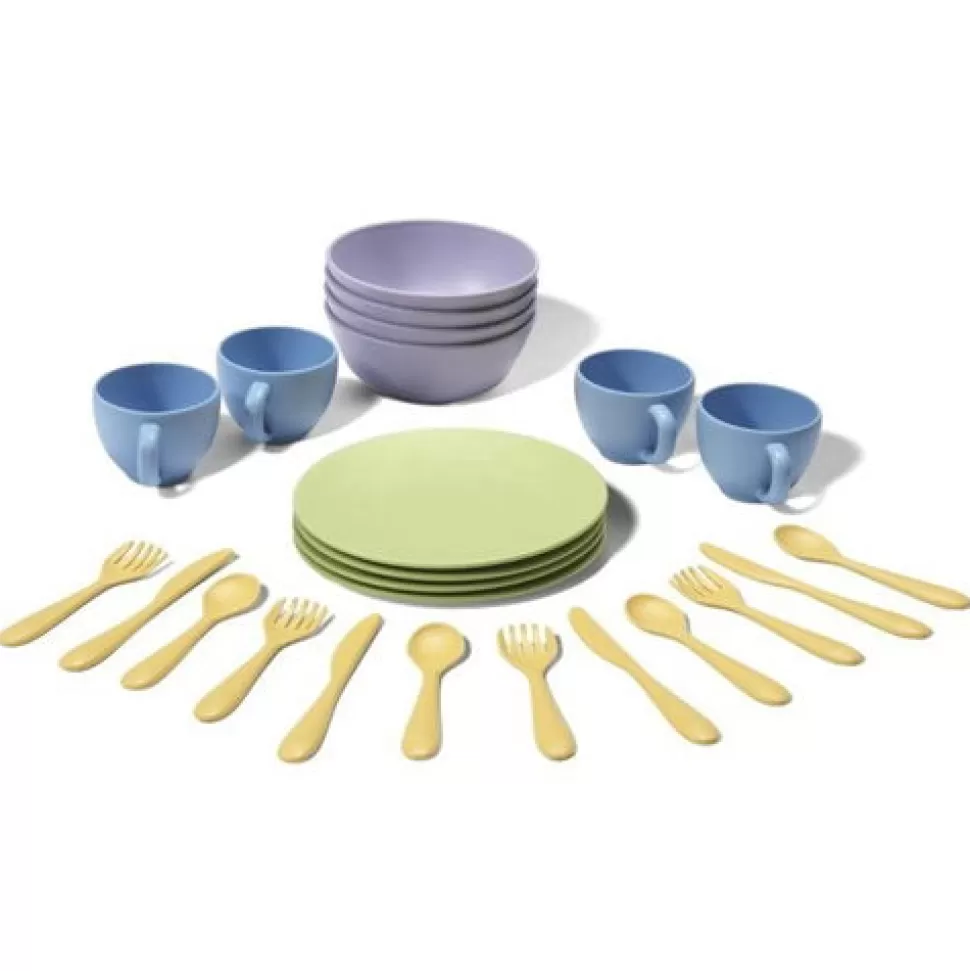 Green Toys Speelkeuken & Speelgoed Eten^Speelkeuken Accessoires - Servies & Bestek, 24 St