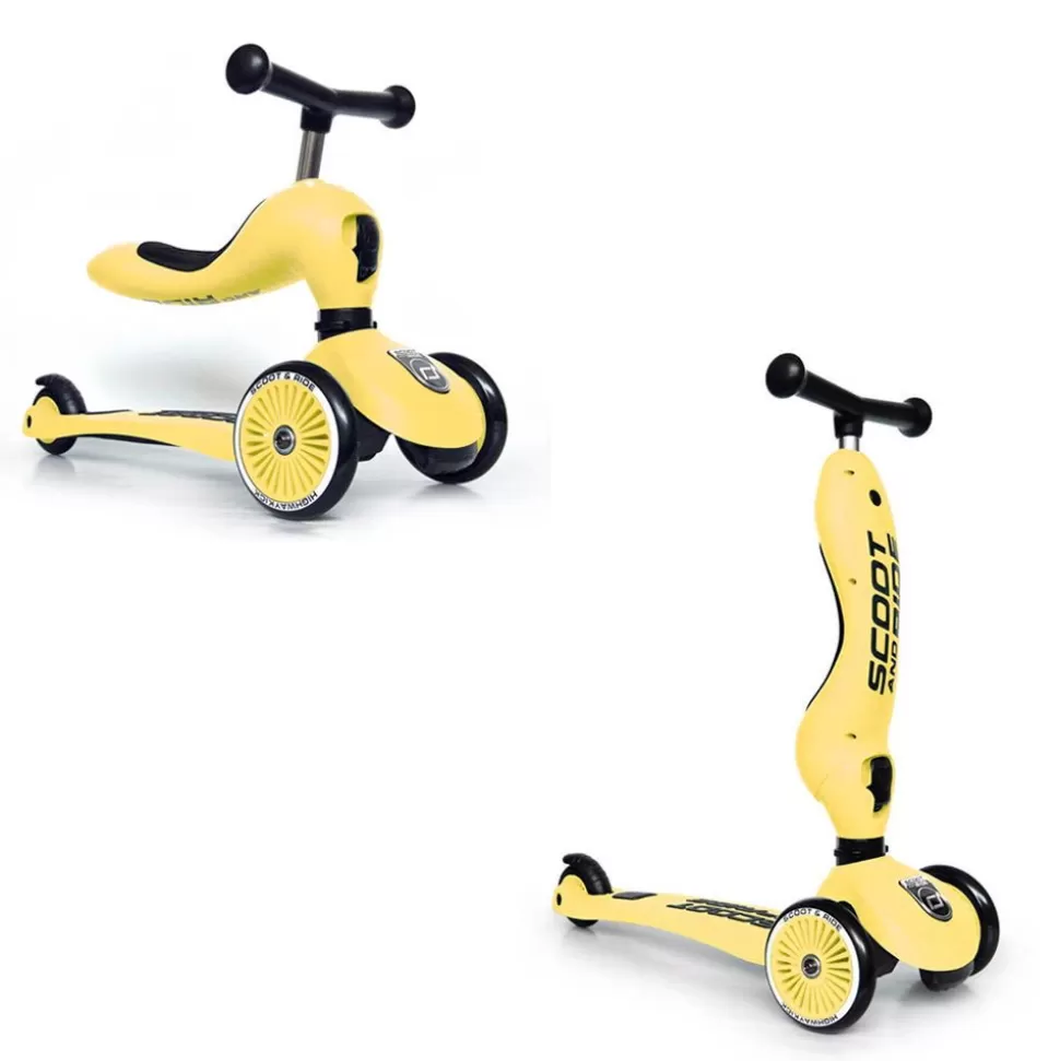 Scoot & Ride Step/Loopfiets - Highwaykick 1 Lemon