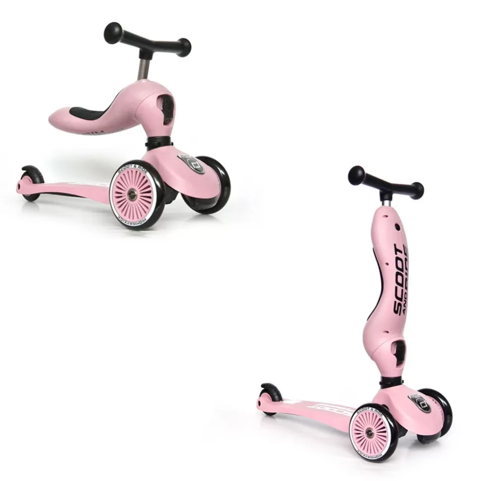 Scoot & Ride Step/Loopfiets - Highwaykick 1 Rosa