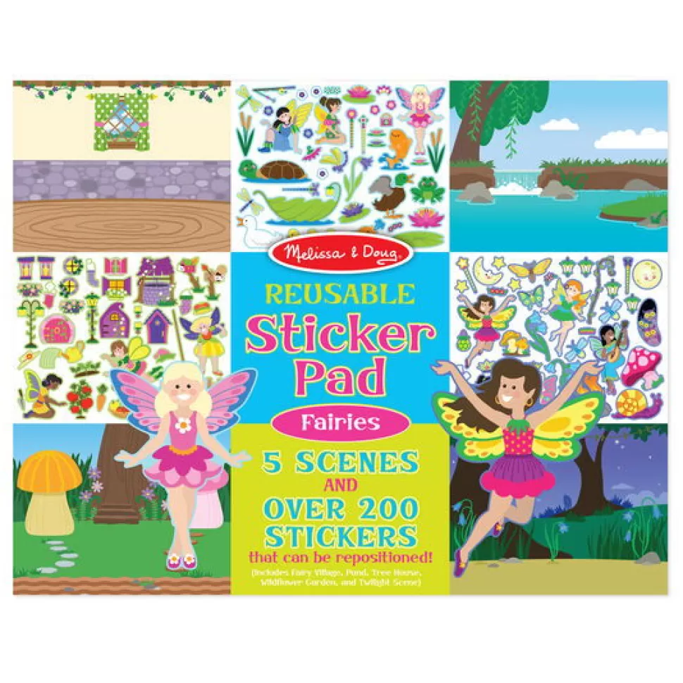 Melissa and Doug Tekenen & Verven^Stickerboek - Elfjes