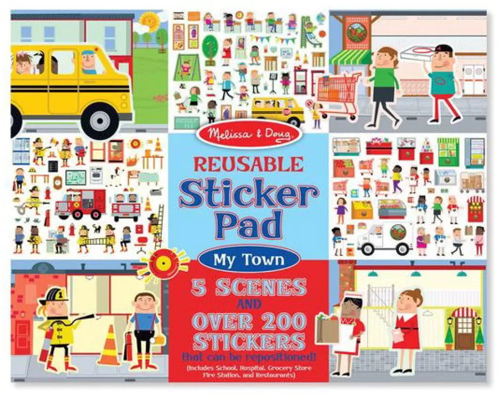 Melissa and Doug Tekenen & Verven^Stickerboek - Mijn Stad