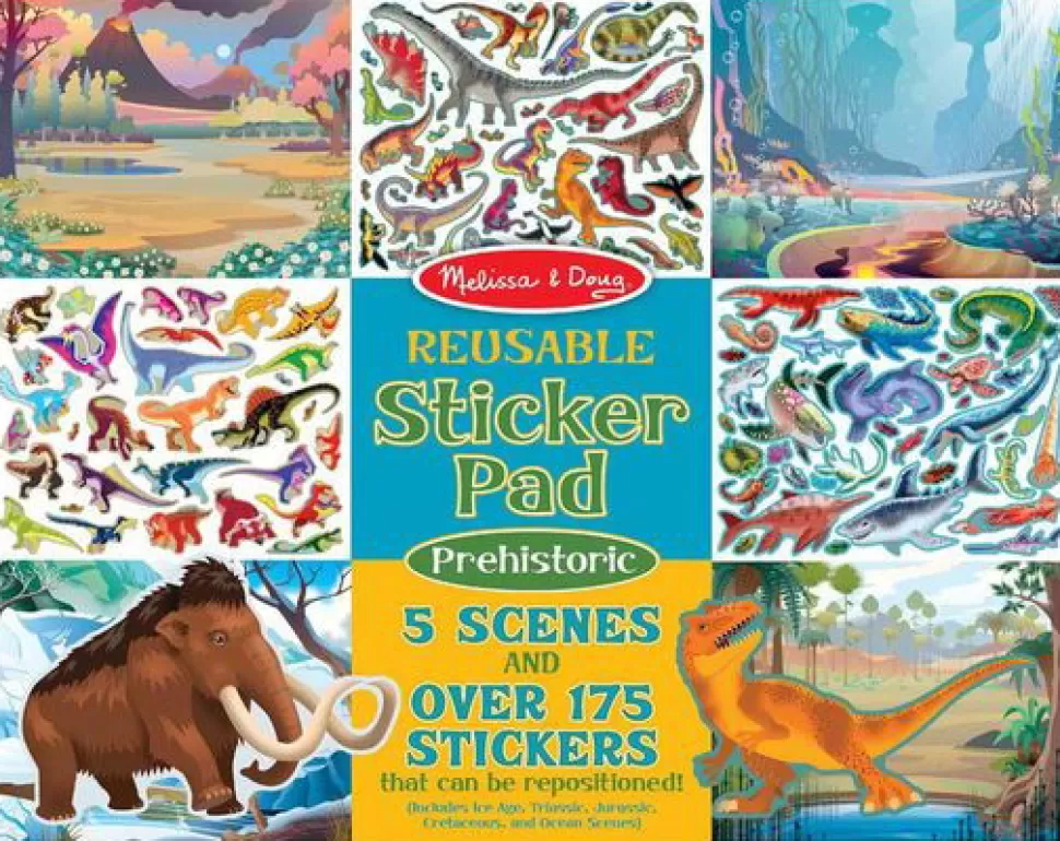 Melissa and Doug Tekenen & Verven^Stickerboek - Prehistorische Dieren