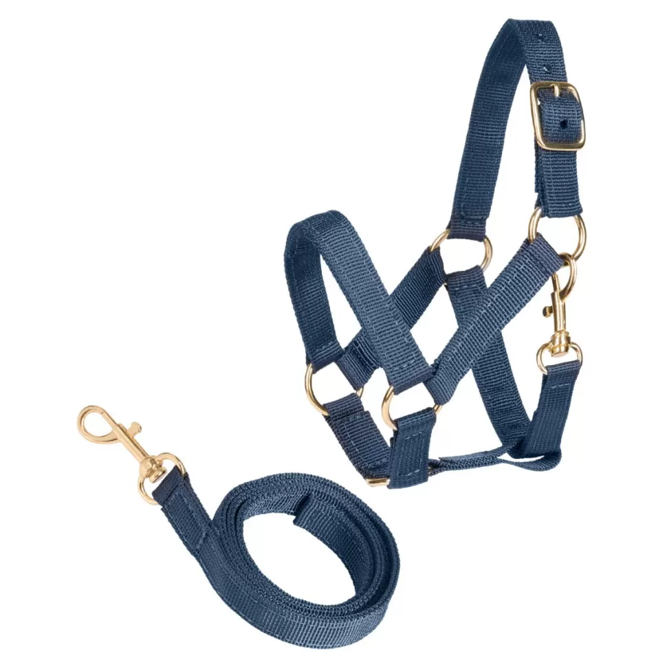 Cheval Roi Stokpaarden & Accessoires^Stokpaard Access. -Halster, Navy Blue