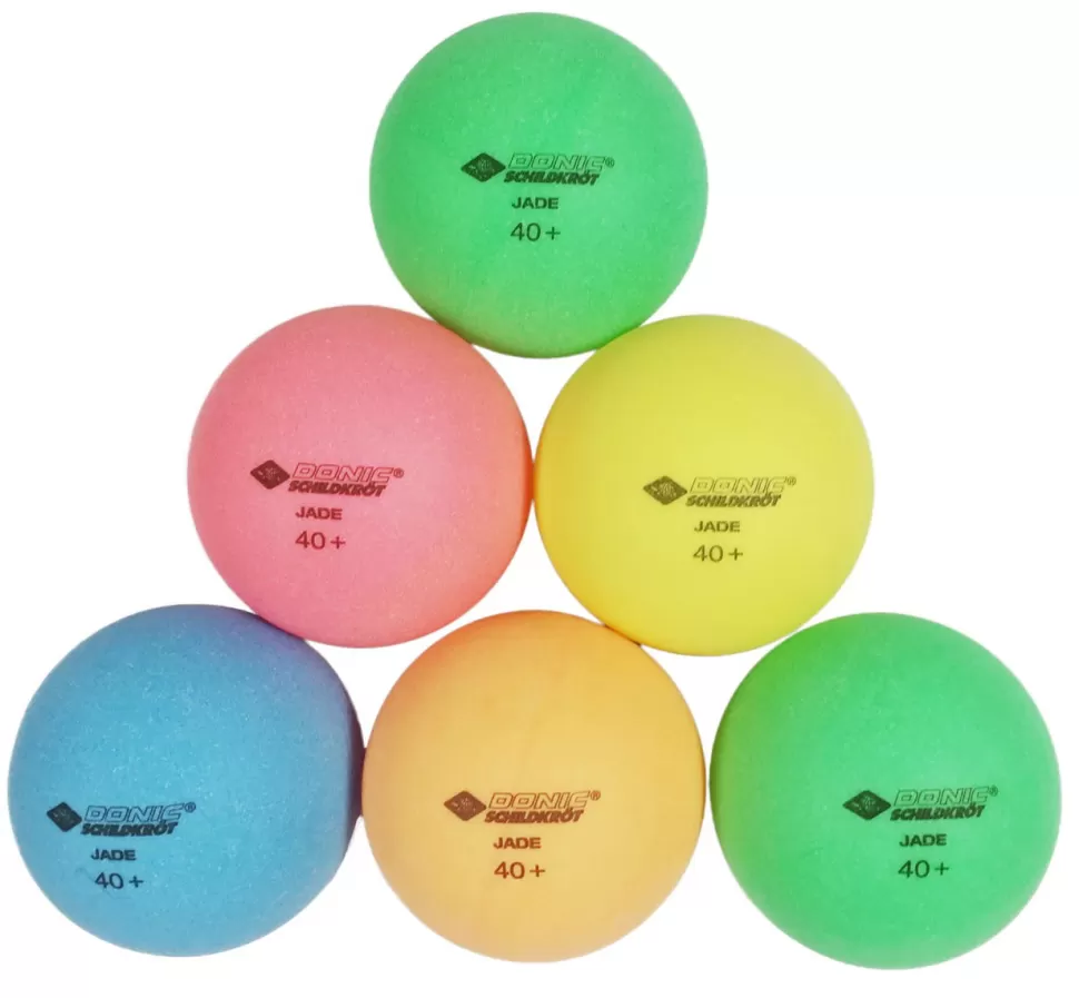 Donic-Schildkröt Ballen^Tafeltennisbal Poly 40+ - O 4 Cm - 6 Stk