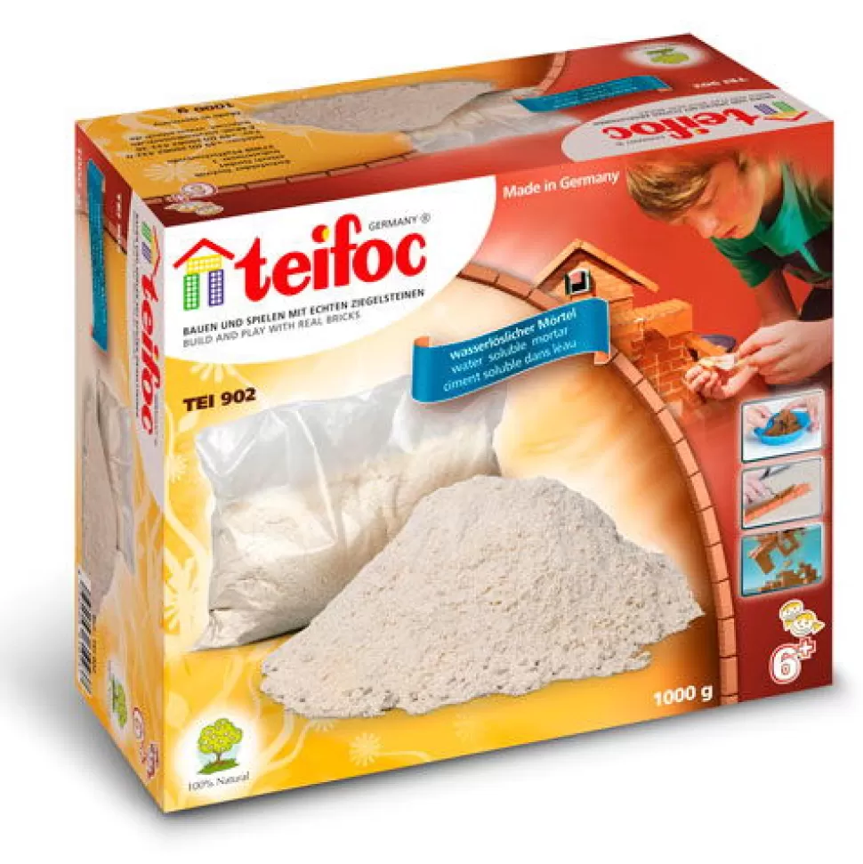 Teifoc Constructiespeelgoed^ Metselset Accessoire - Cement 1 Kg