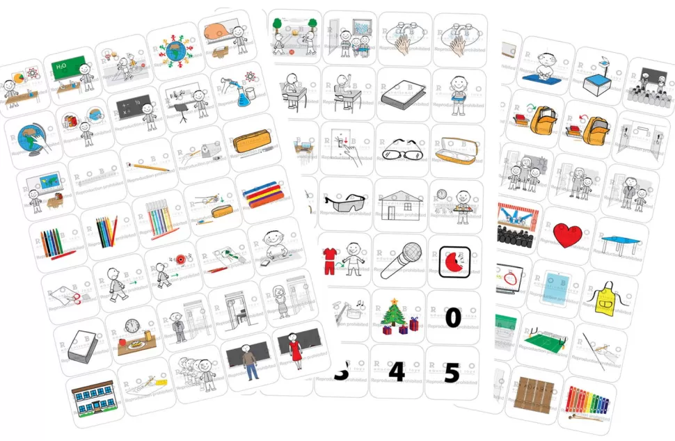 Time Timer Magnetisch Speelgoed^ - Magnetische Pictogrammen - Klasset