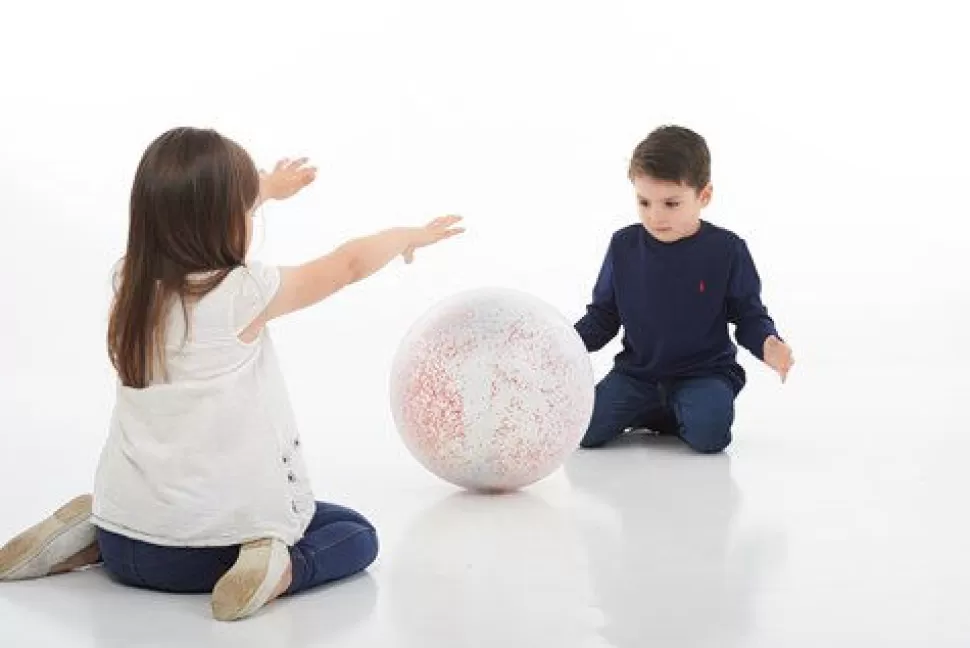 eduplay Ballen^Tuimelbal Met Confetti . Groot - O 40 Cm