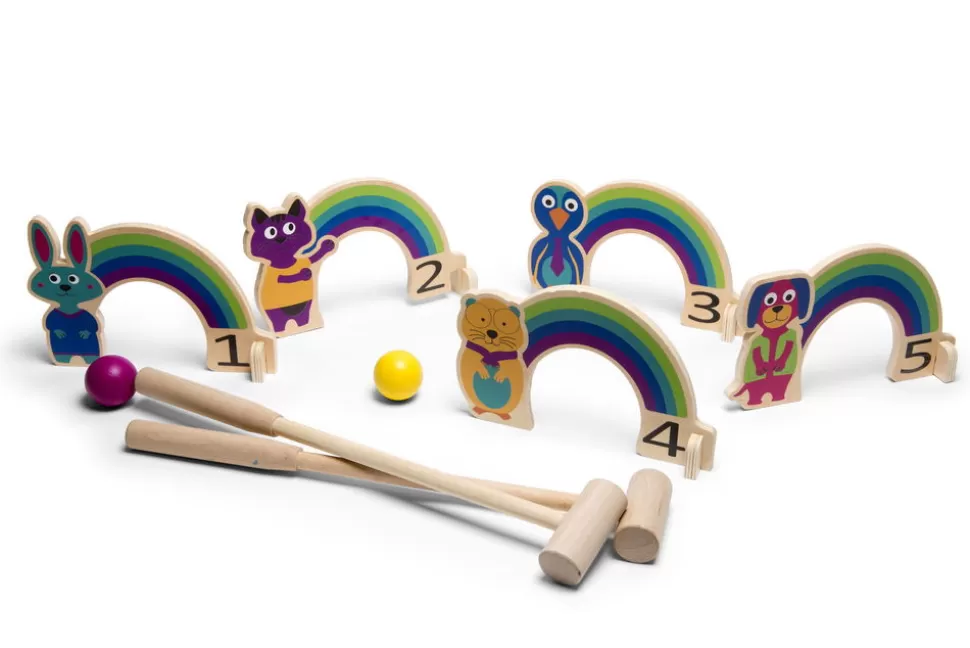 BS Toys Tuinspel - Croquet Met Regenbogen