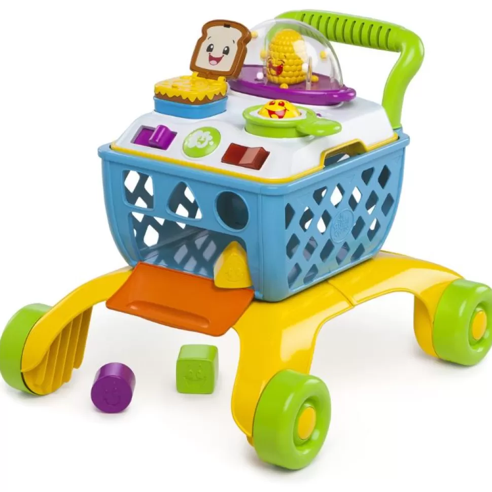 Bright Starts Peuterspeelgoed^Vier-In-Een Boodschappenkar En Loopwagen