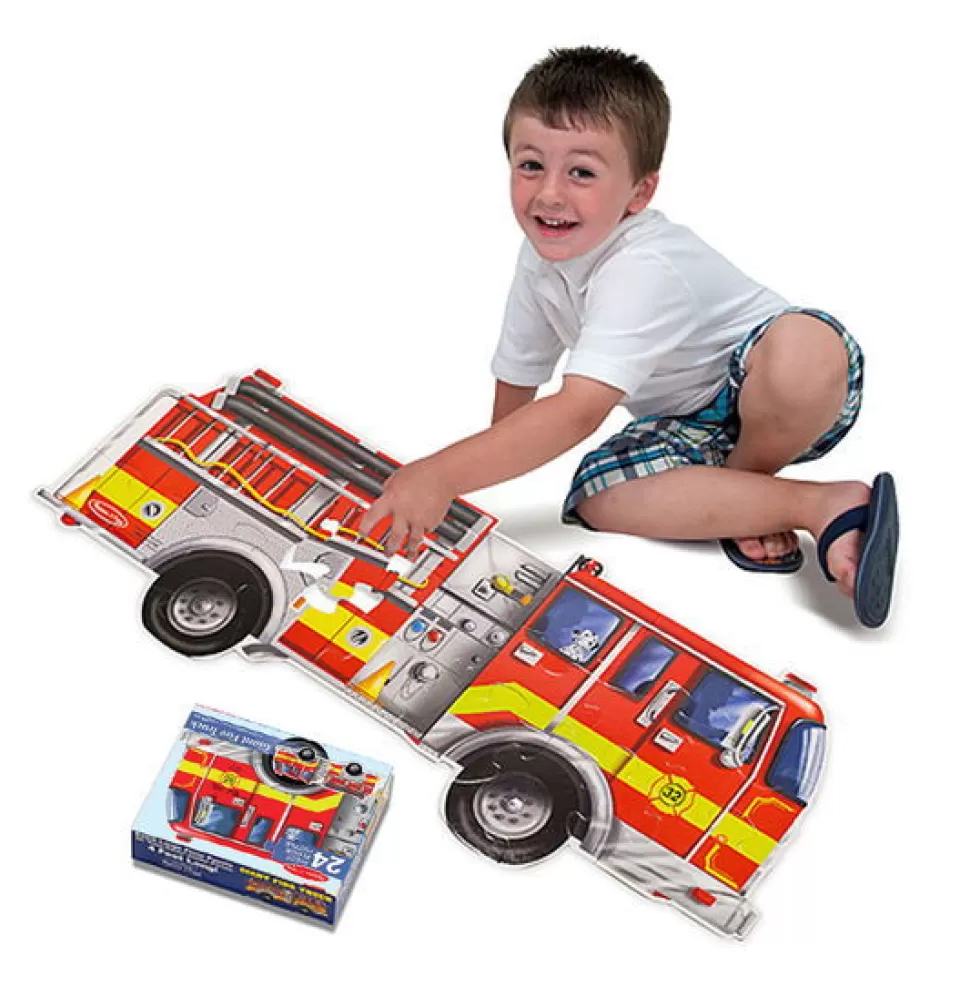 Melissa and Doug Puzzel^Vloer Puzzel - Brandweerauto