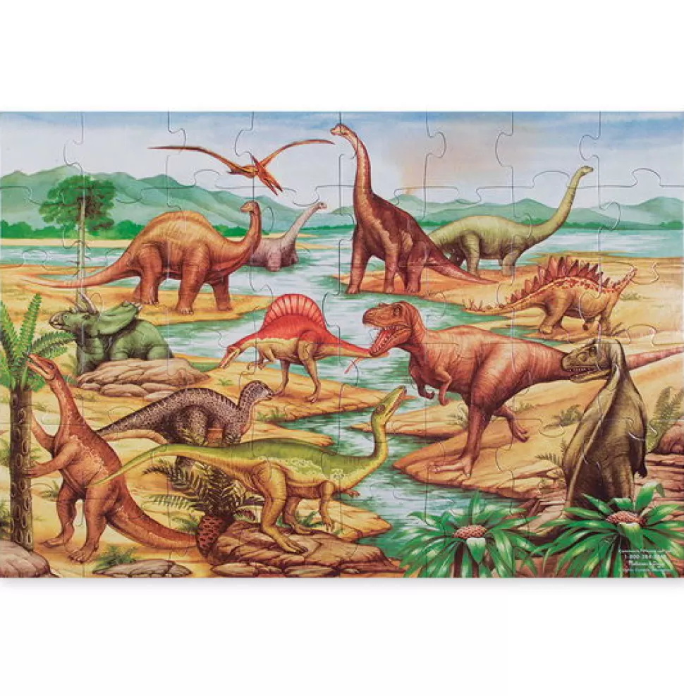 Melissa and Doug Puzzel^Vloer Puzzel -Dinosaurus, 48 Stk.