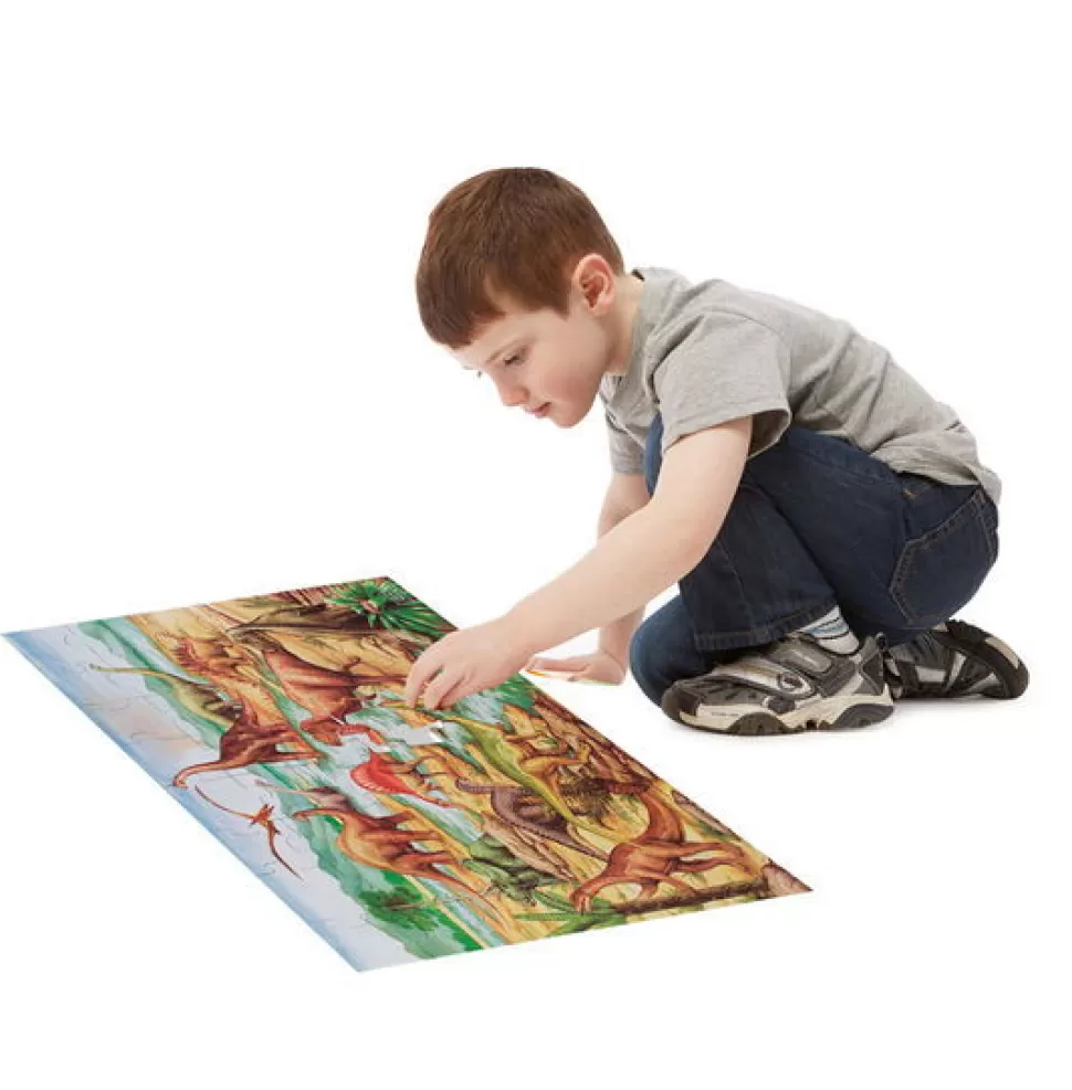 Melissa and Doug Puzzel^Vloer Puzzel -Dinosaurus, 48 Stk.