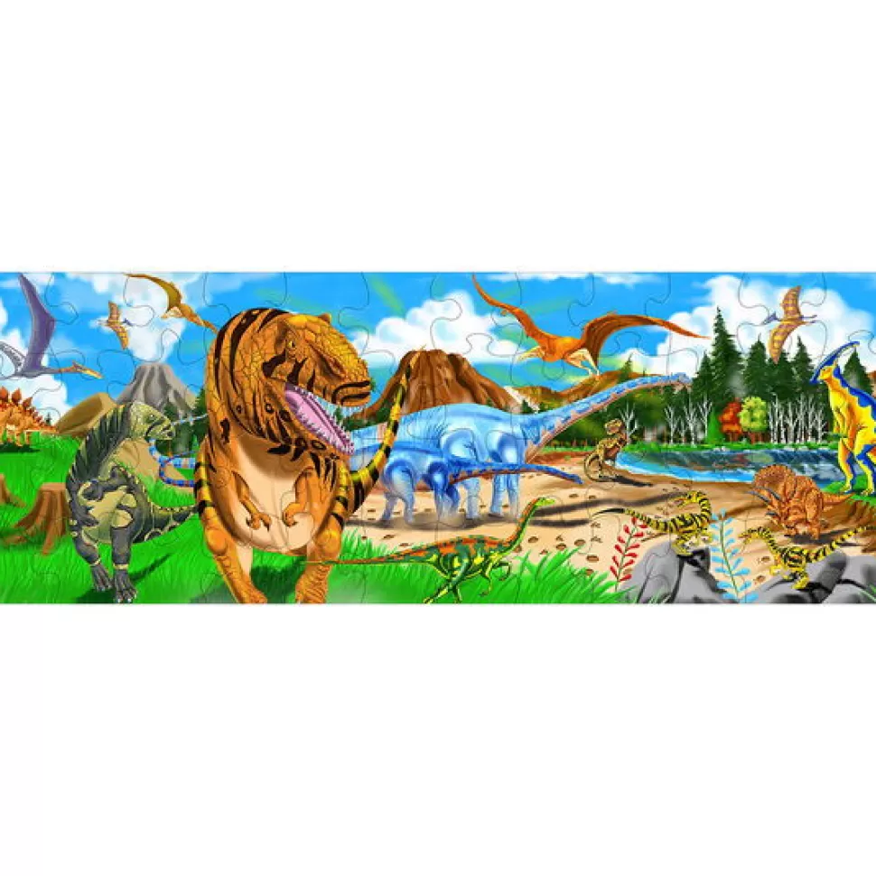 Melissa and Doug Puzzel^Vloerpuzzel Met 48 Stukjes - Dinosaurussen