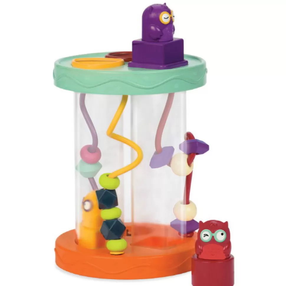 B. Toys Sorteren & Stapelen^Vormenstoof - Hooty-Hoo Met Geluid En Activiteiten