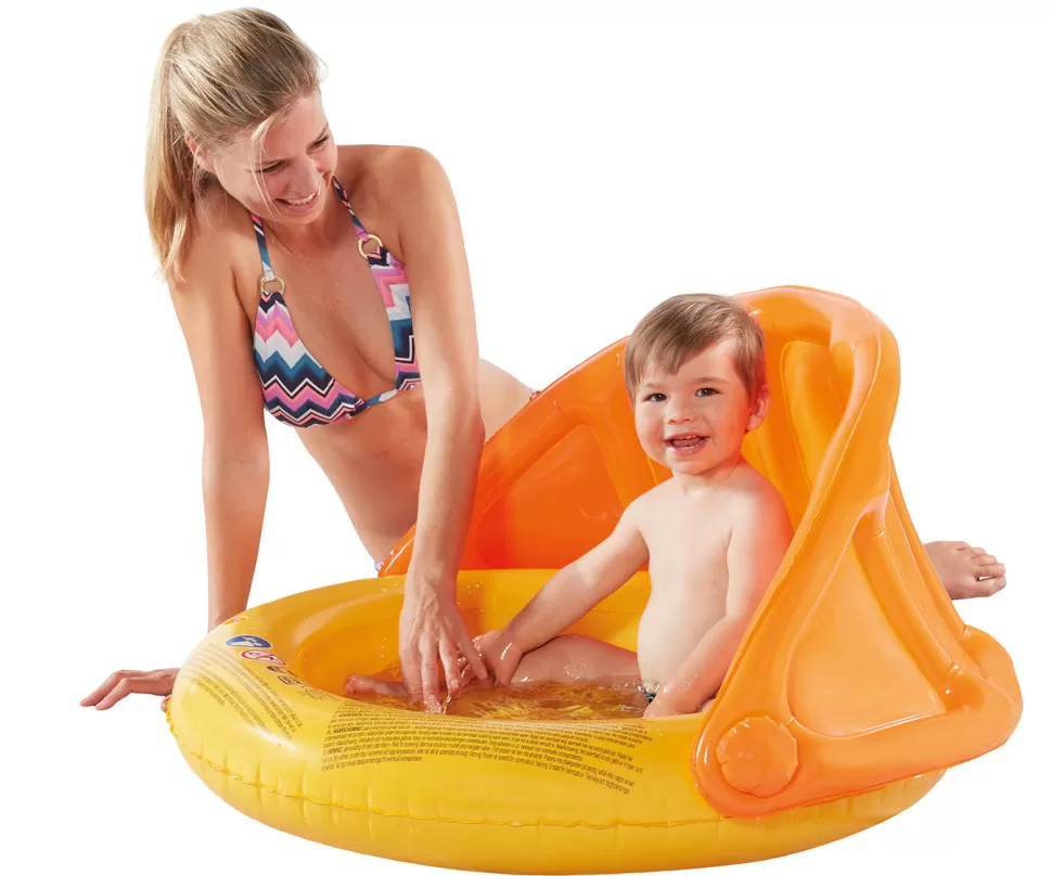 * Zand- & Strandspeelgoed^Zwembadje Baby Met Zonnescherm, O 85 Cm